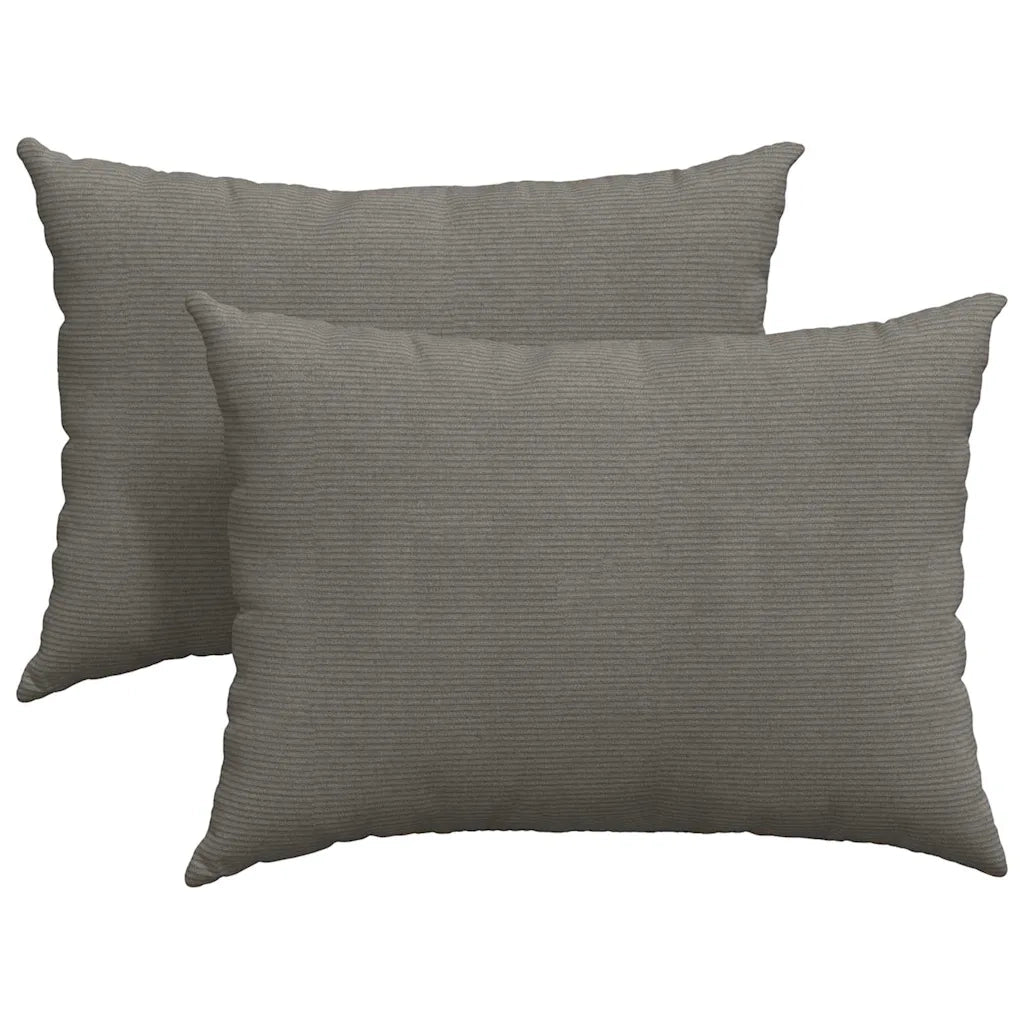 Cuscini da Divano 2 pz | Cuscini per sedie Grigio chiaro 70 x 50 cm