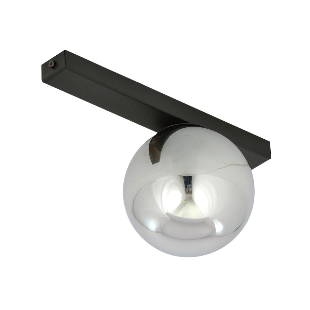 Plafoniera Emibig FIT 1 luce E14 nero/grafite 30cm
