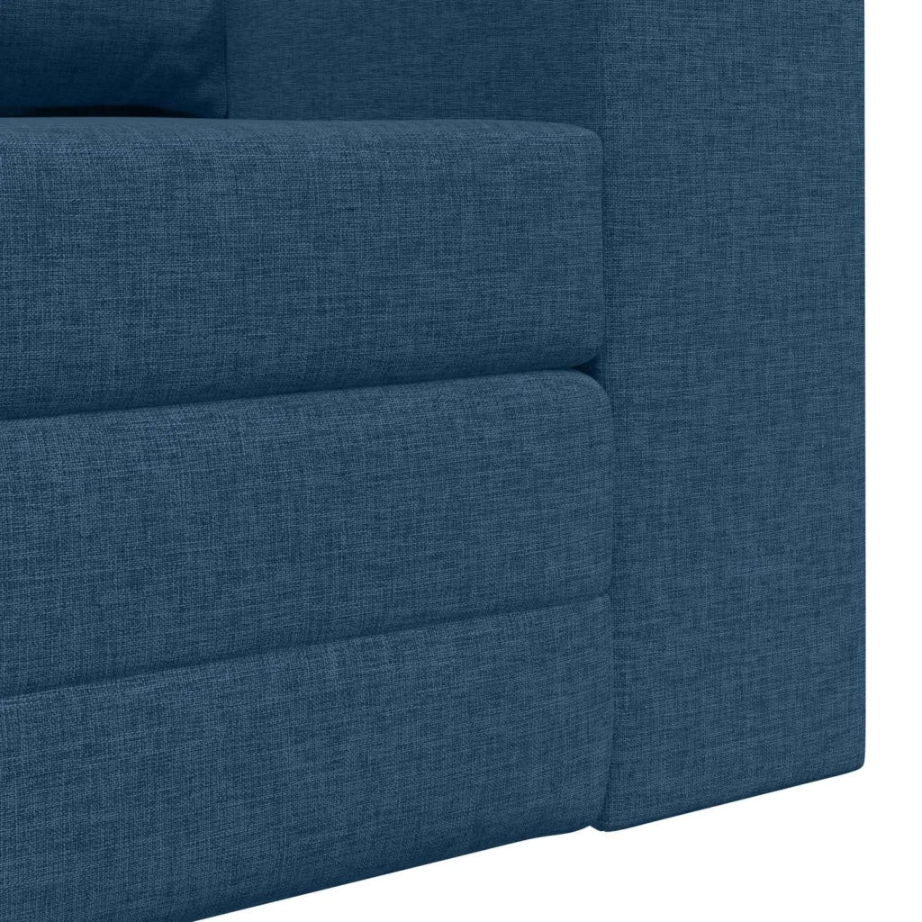 Divano letto | Sof¨¤ letto | Letto singolo 60cm Blu Tessuto