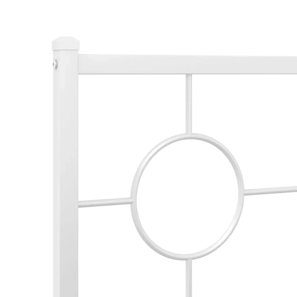Testiera di Ricambio in Metallo Bianco 75 cm 376301