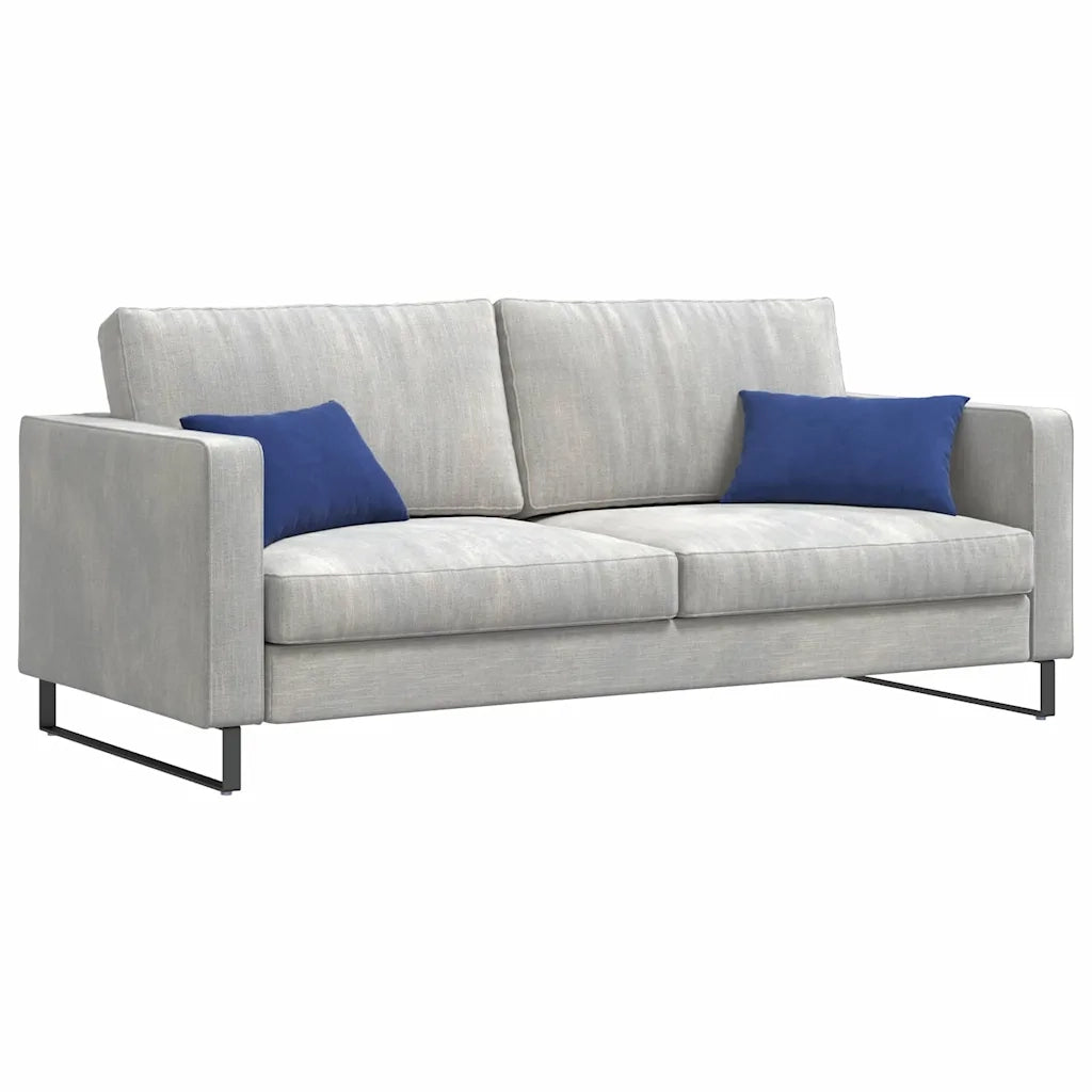 Cuscini da Divano 2 pz-Set di 2 Cuscini per Sofa Blu Polizia 50 x 30 cm Tessuto in Cords