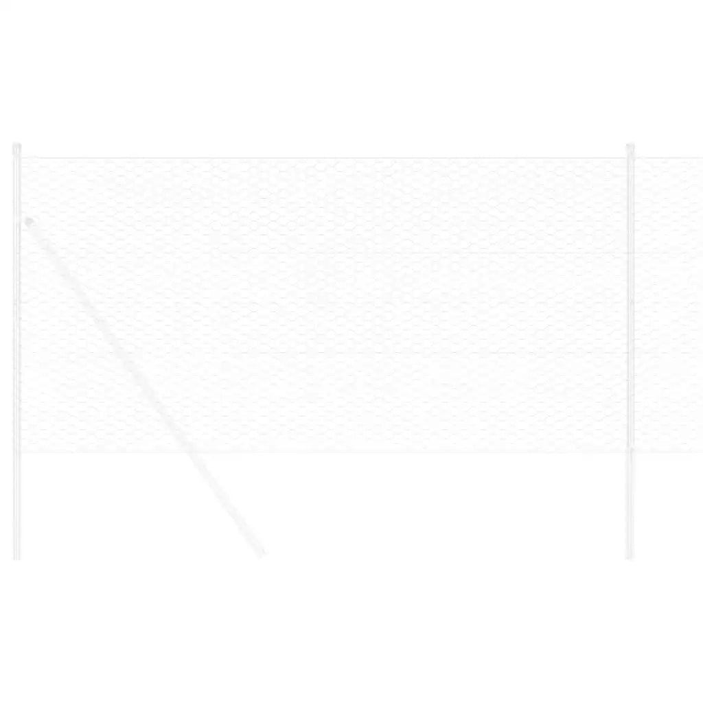 Recinzione Esagonale Argento 0,8 x 10 m Acciaio zincato 42005639