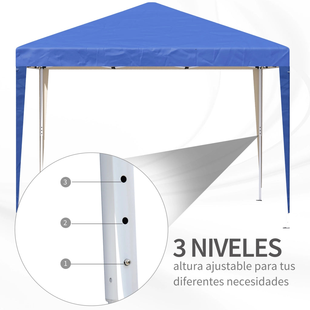 Gazebo Pieghevole 3x3 m ¨C Minimal ¨C Blu