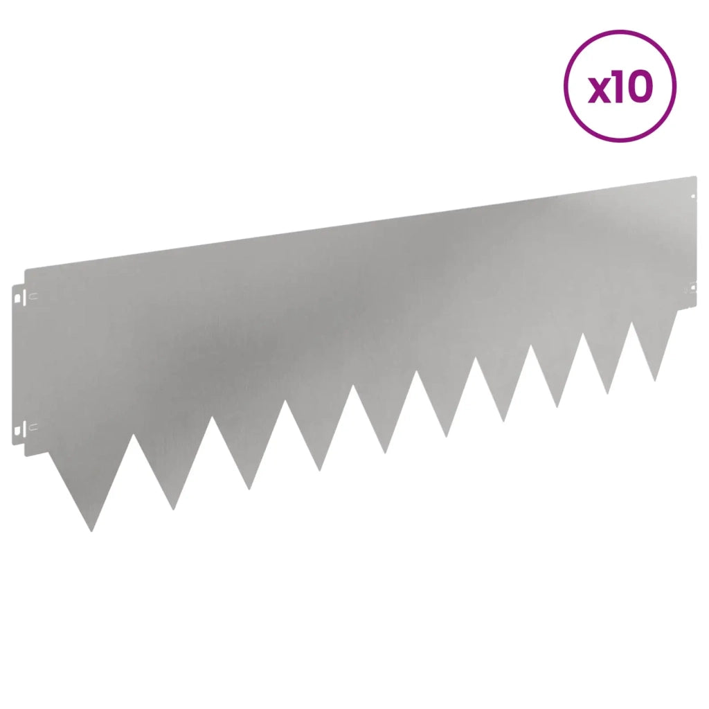 Bordura per Prato 10 pcs metallo 8008316