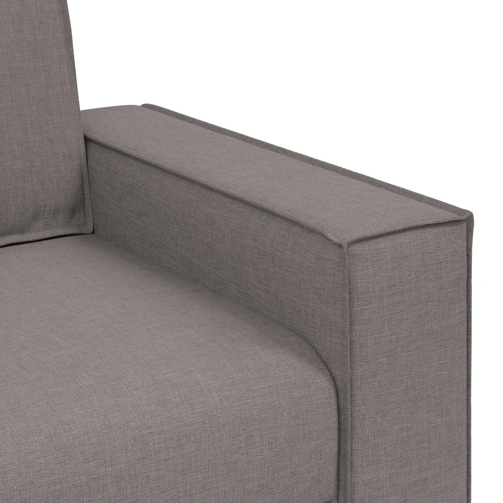Divano a 2 Posti-Sofa 2 Posti tortora 120 cm in tessuto 737832