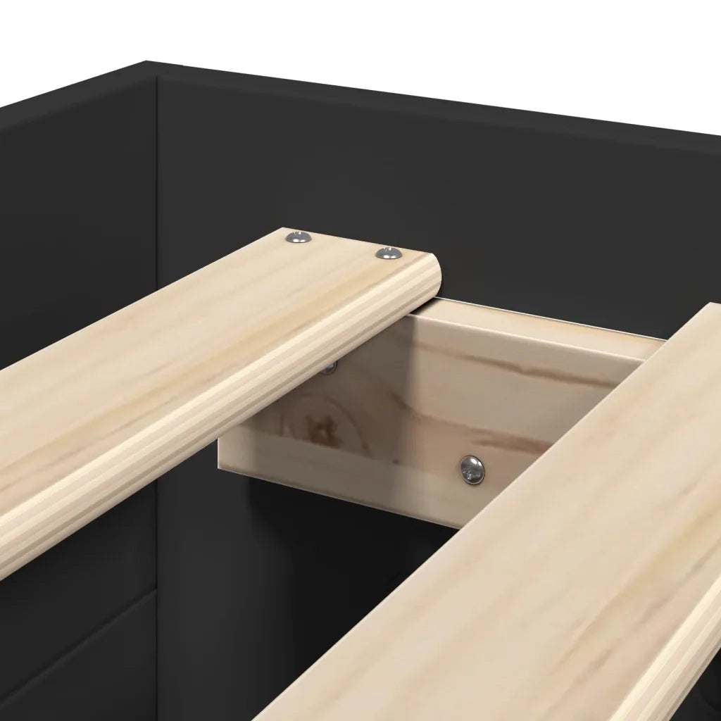 Giroletto Nero 75x190 cm in Legno Multistrato 3295528