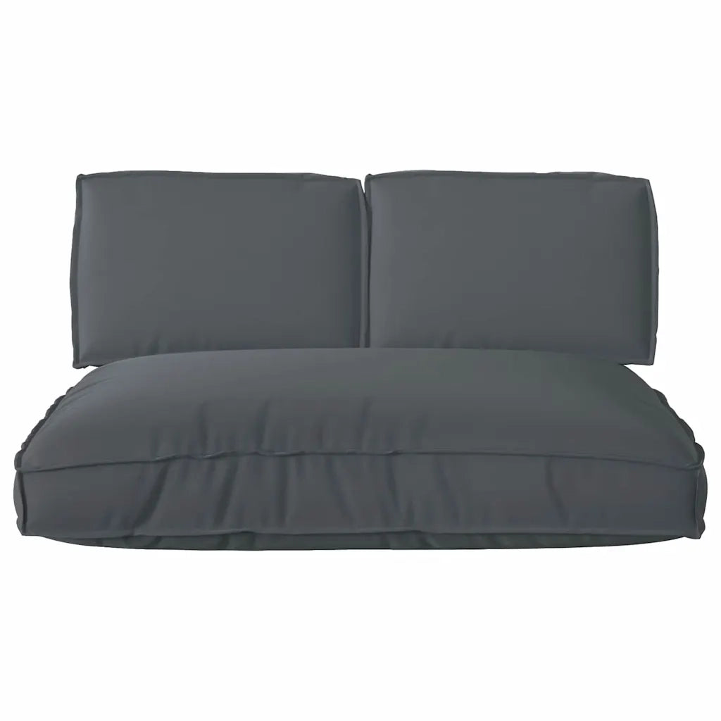 Set di Cuscini 3 pcs Antracite Tessuto Oxford 3402129
