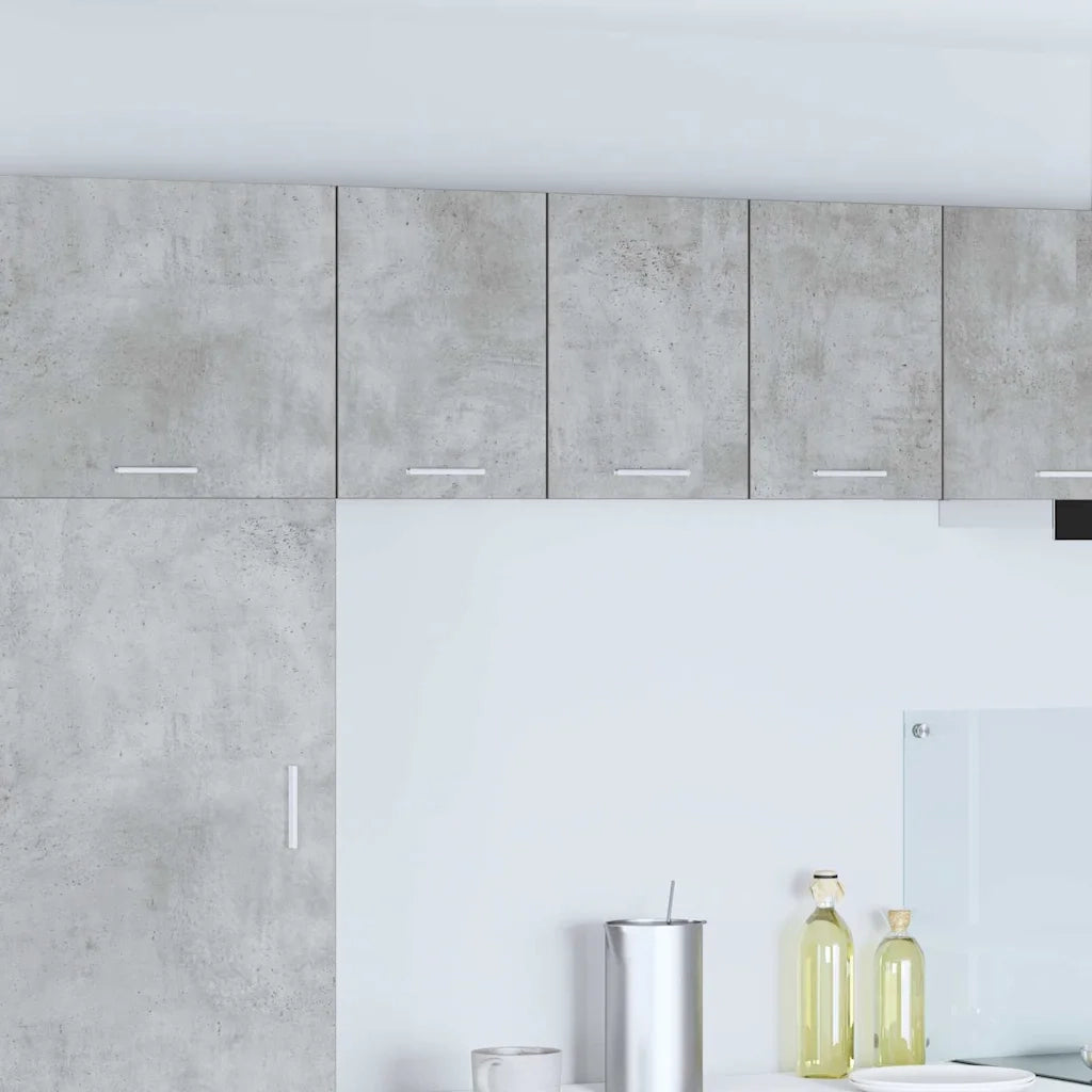 Armadio pensile 2 pcs Grigio Cemento e Bianco 30 x 31 x 40 cm 884121