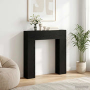 Cornice per camino Rovere Nero 102 x 18 x 100,5 cm 8006599