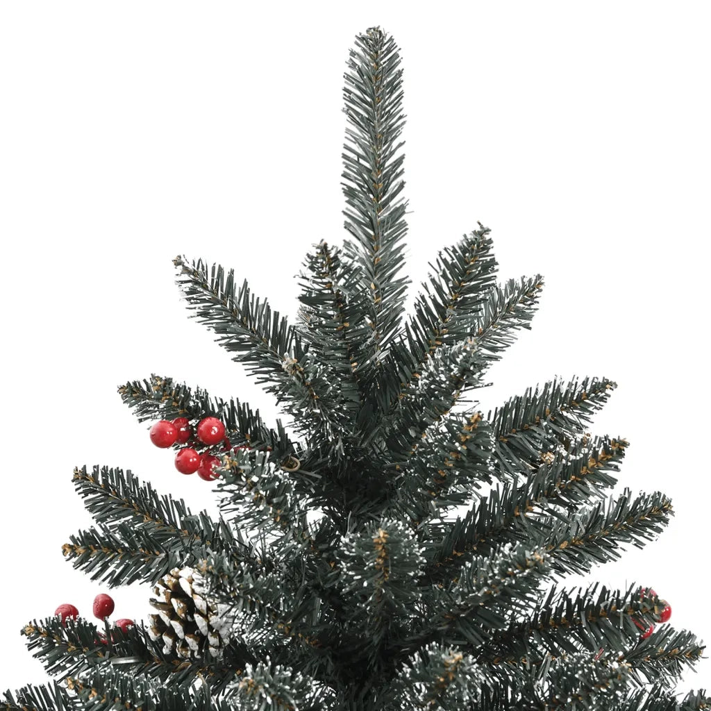 Albero di Natale Artificiale con Base Verde 240 cm PVC 345182