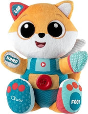 Chicco ABC Foxy, Peluche Bambino 6 mesi, Giocattolo Evolutivo Parlante Bilingue, con Pulsanti interattivi e attività Mon