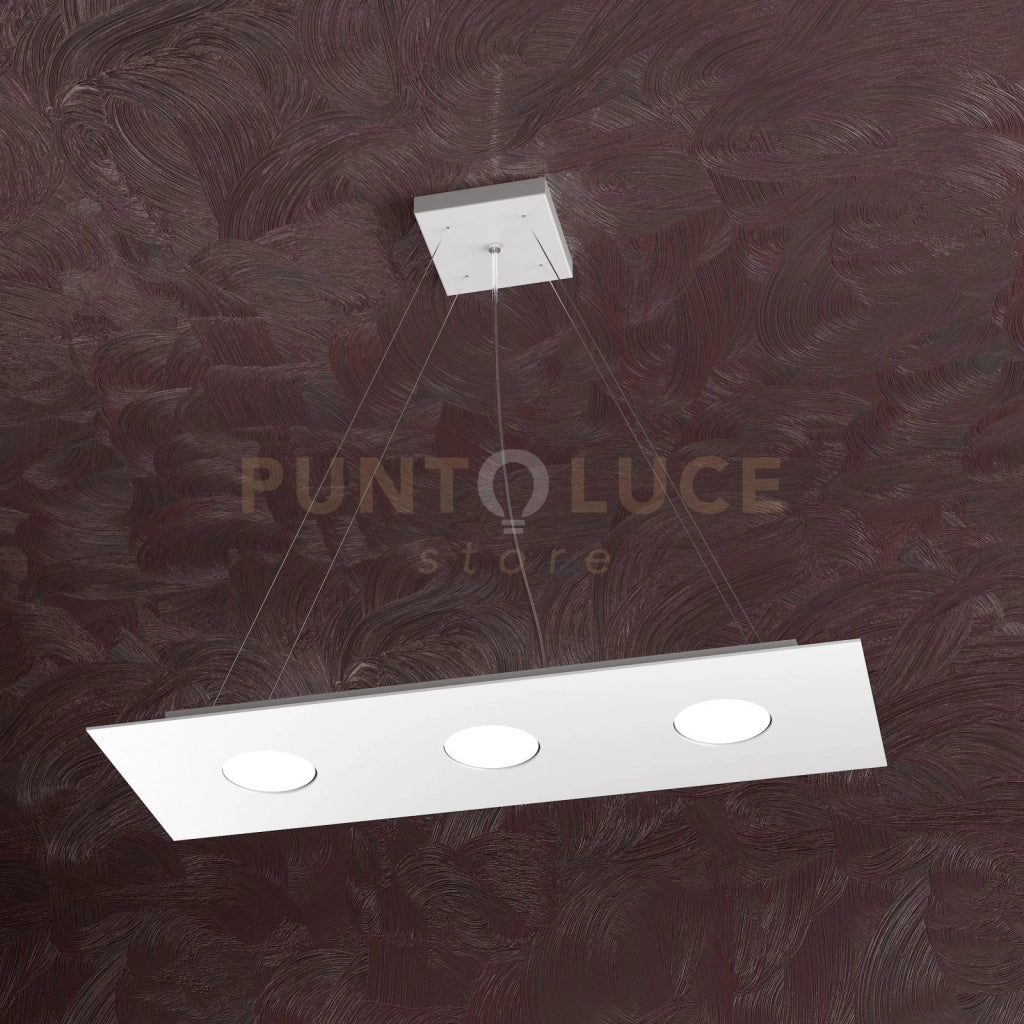 AREA SOSPENSIONE 3+2 LUCI BIEMISSIONE BIANCO 1127-S3 R+2-BI