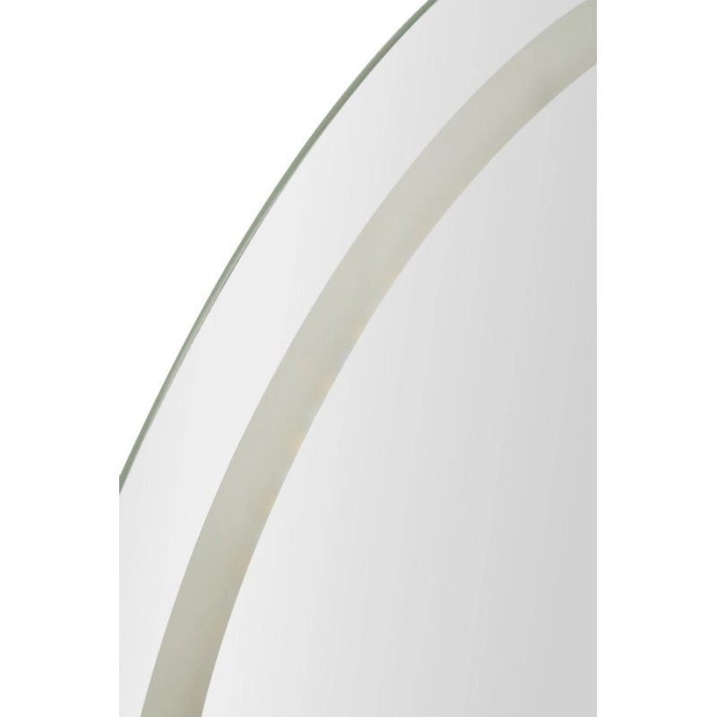 Specchio Da Muro Led Simple Ovale cm 60x3,5x80 (luce Con 3 Temperature Di Colore)