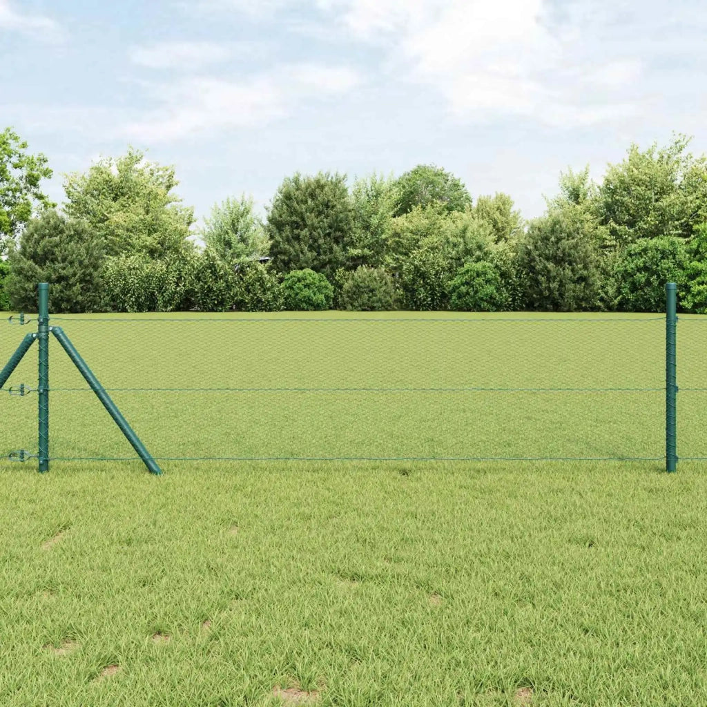 Recinzione Esagonale Verde 0,6 x 10 m PVC 42005338