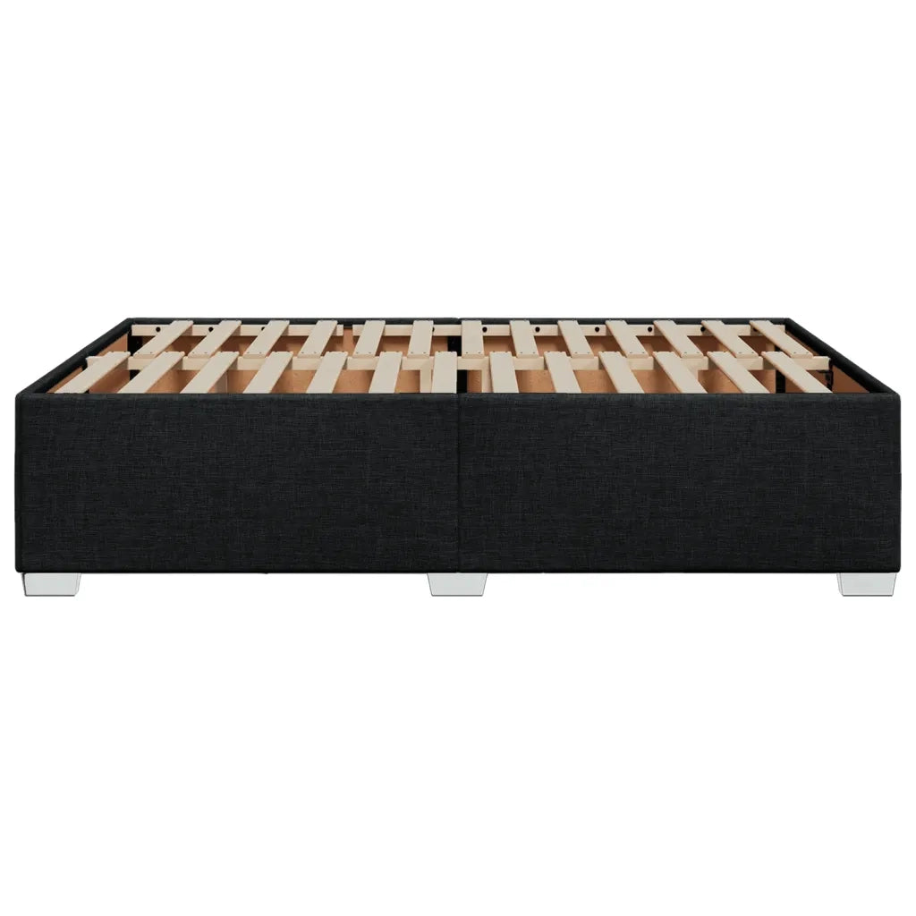 Giroletto senza Materasso Nero 140x190 cm in Tessuto 3284473