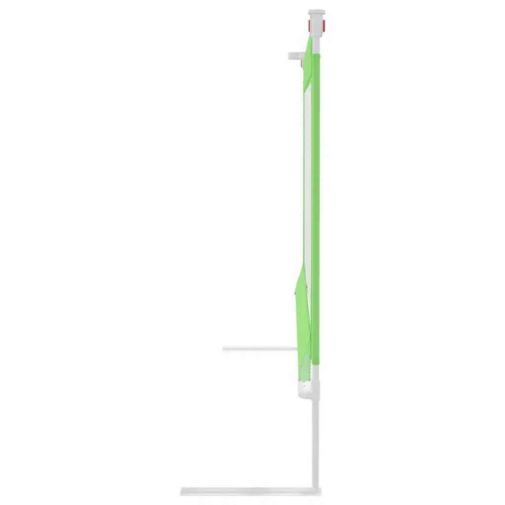 Sponda Letto di Sicurezza per Bambini Verde 120x25cm in Tessuto 10191