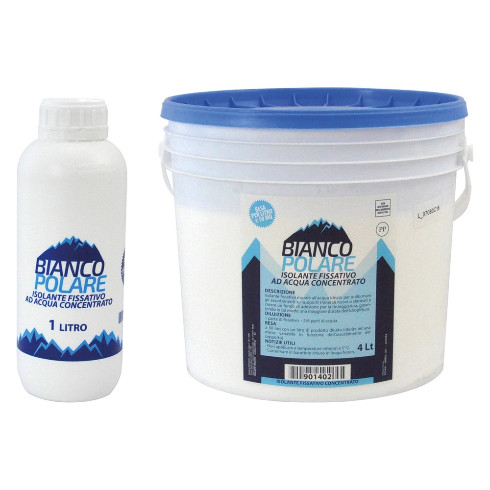 ISOLANTE MURALE FISSATIVO Lt. 1- 16 pezzi  - BIANCO POLARE