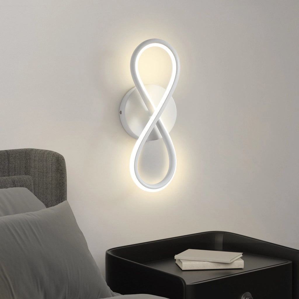 ZMH Moderna lampada da parete a LED da 7W con 8 forme per interni per scale e camera da letto