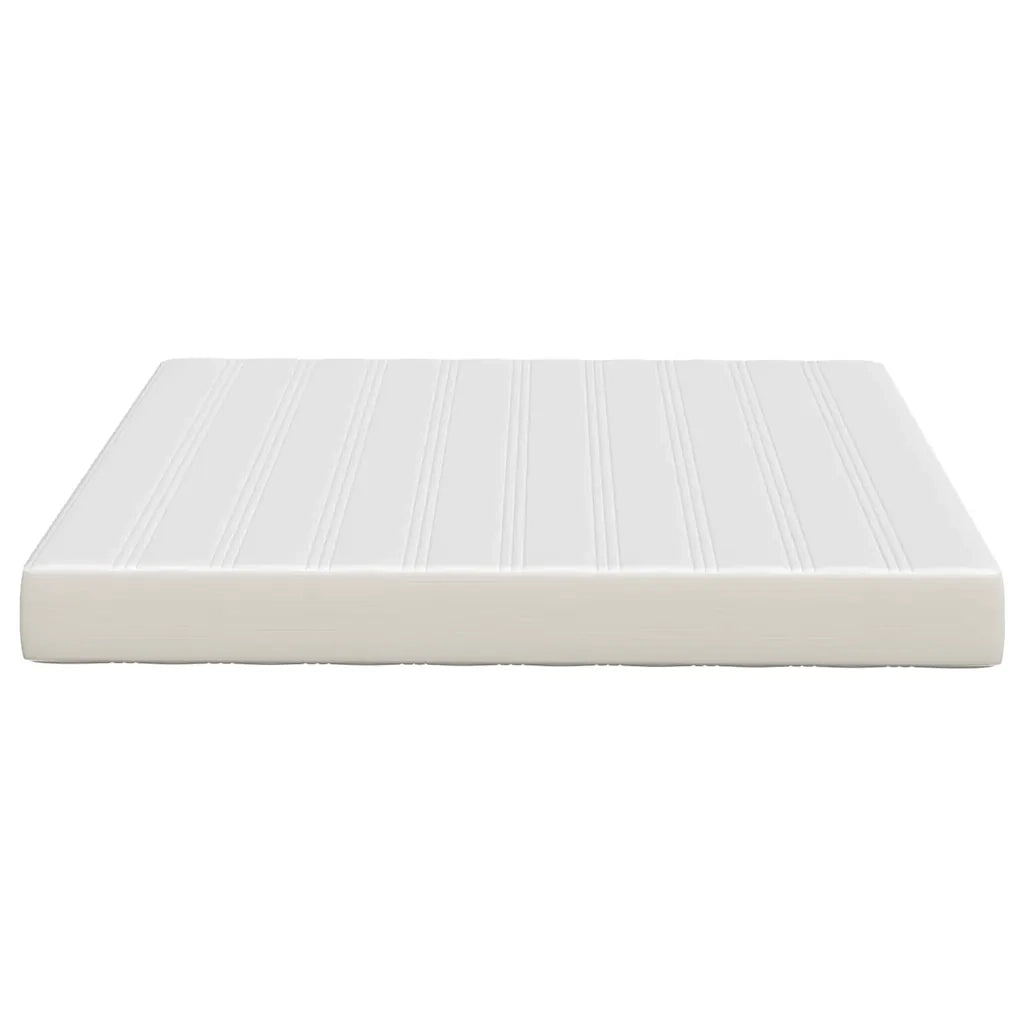 Materasso-Materasso per letto Crema 180 x 200 cm Tessuto