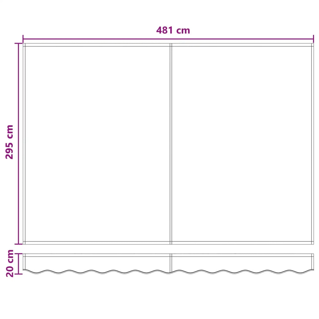 Tettuccio Elettrico Retrattile Grigio chiaro e bianco 5 x 3 m 3426372