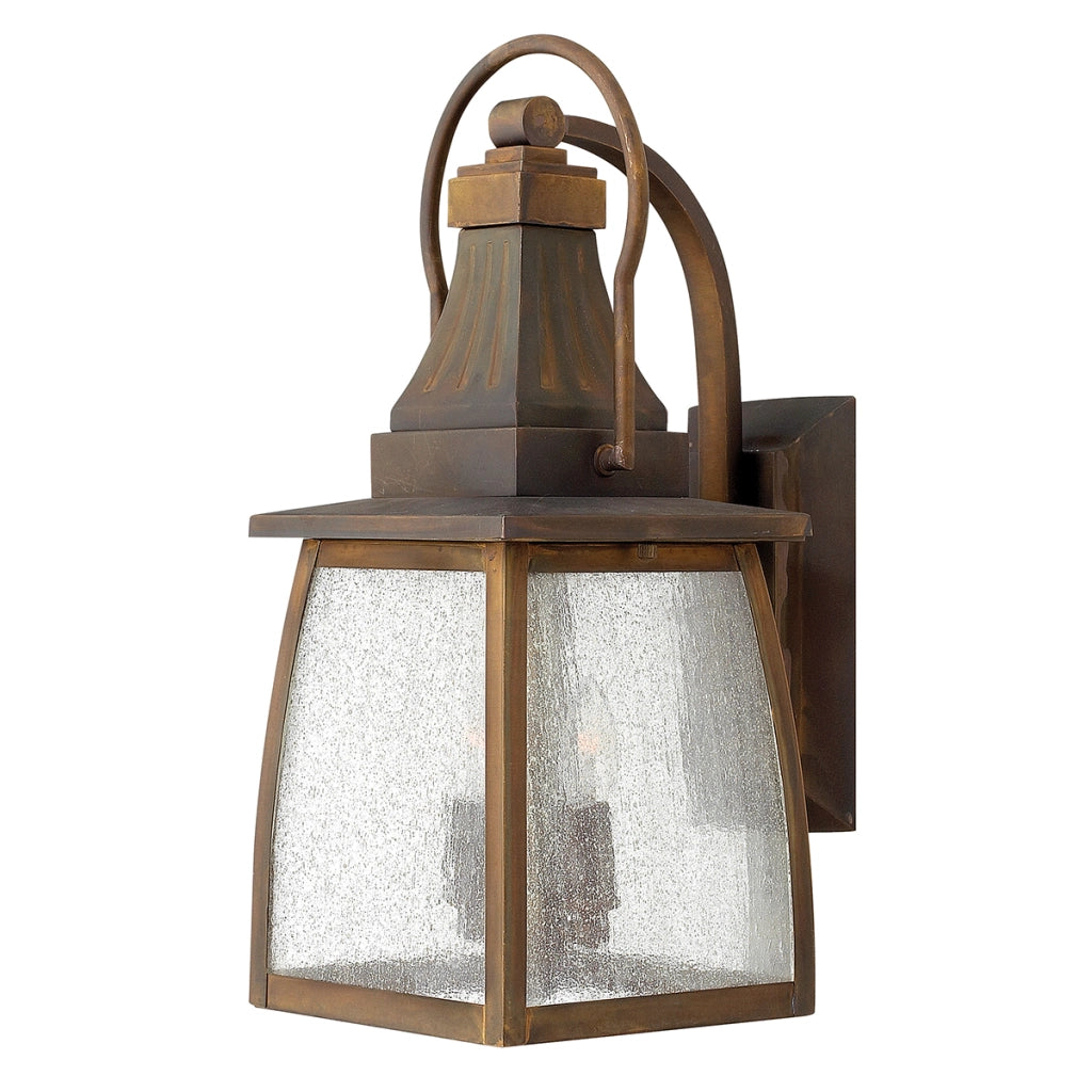 Applique esterna Montauk ottone brunito 2xE14 Hinkley