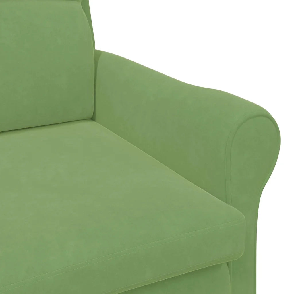 Poltrona | Sedia Relax Verde chiaro Velluto