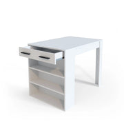 Vicco Tavolo da pranzo Bianco 67 x 100 cm