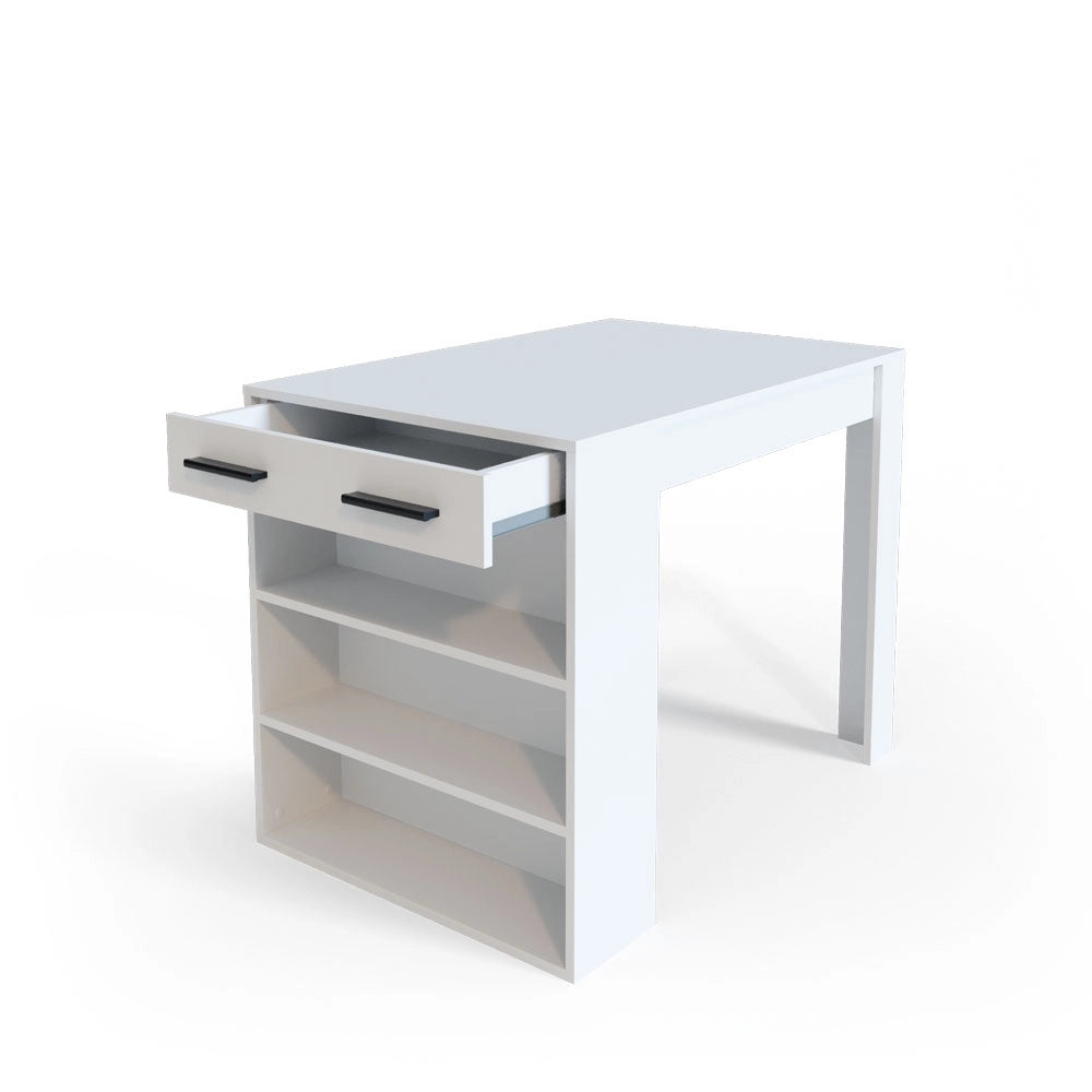 Vicco Tavolo da pranzo Bianco 67 x 100 cm
