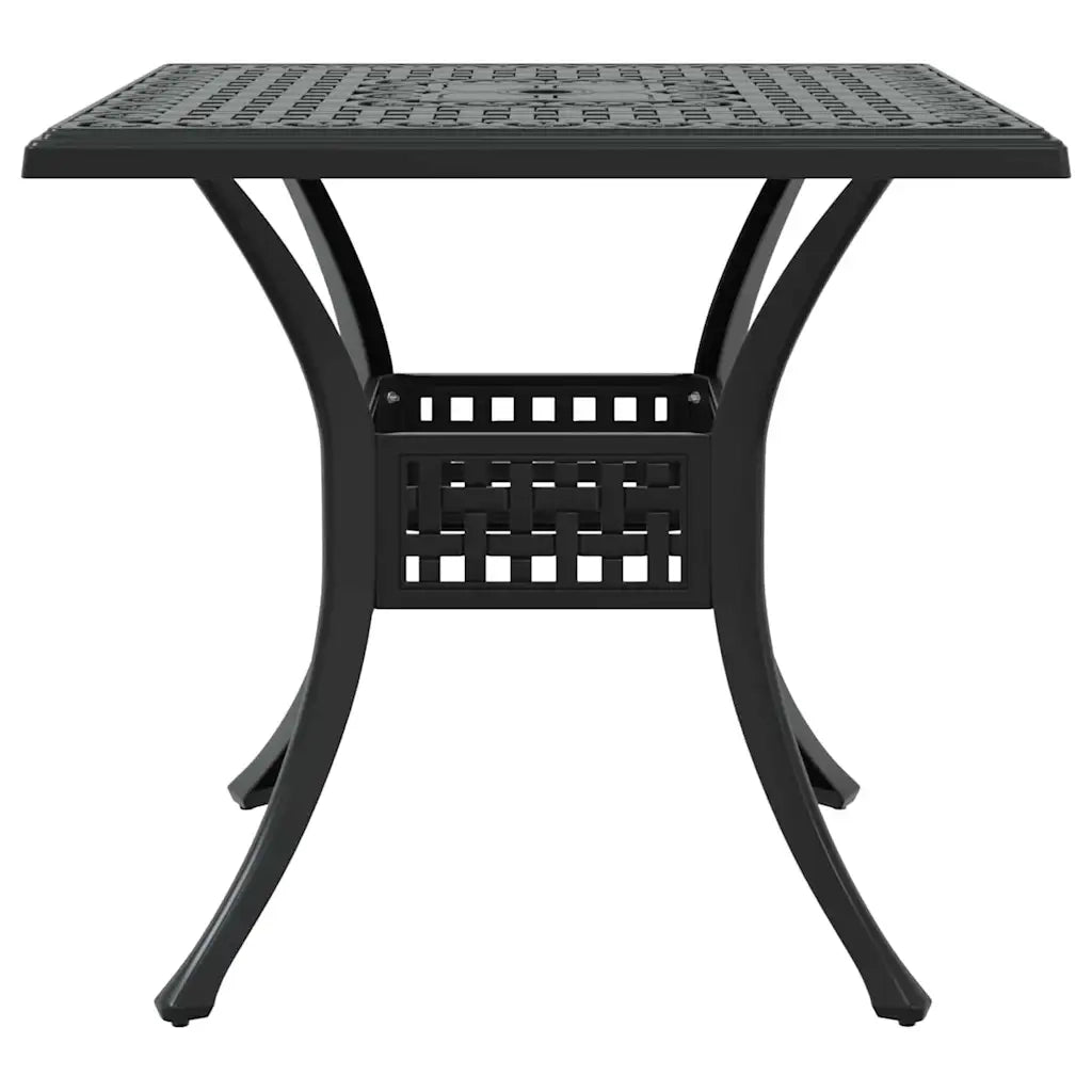 Set di Tavolo da Giardino 3 pcs Nero Alluminio pressofuso 3334725