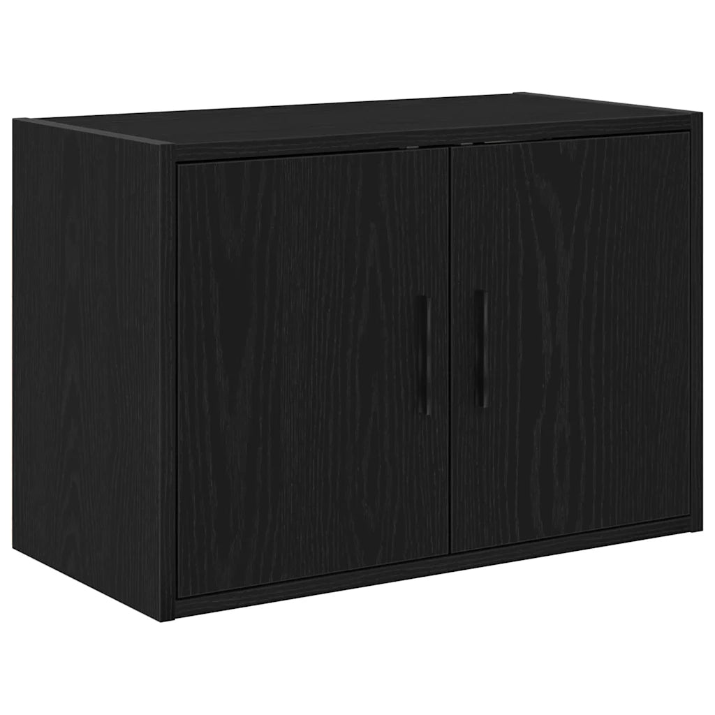 Armadi da Garage 2 pz Neri in Legno Multistrato 3328306