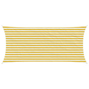 Telo Ombra Giallo e Bianco 2 x 5 m HDPE 42032821