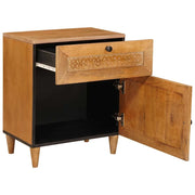 Comodino | Armadio da Notte | Mobiletto da notte Marrone Chiaro 50 x 33 x 60 cm