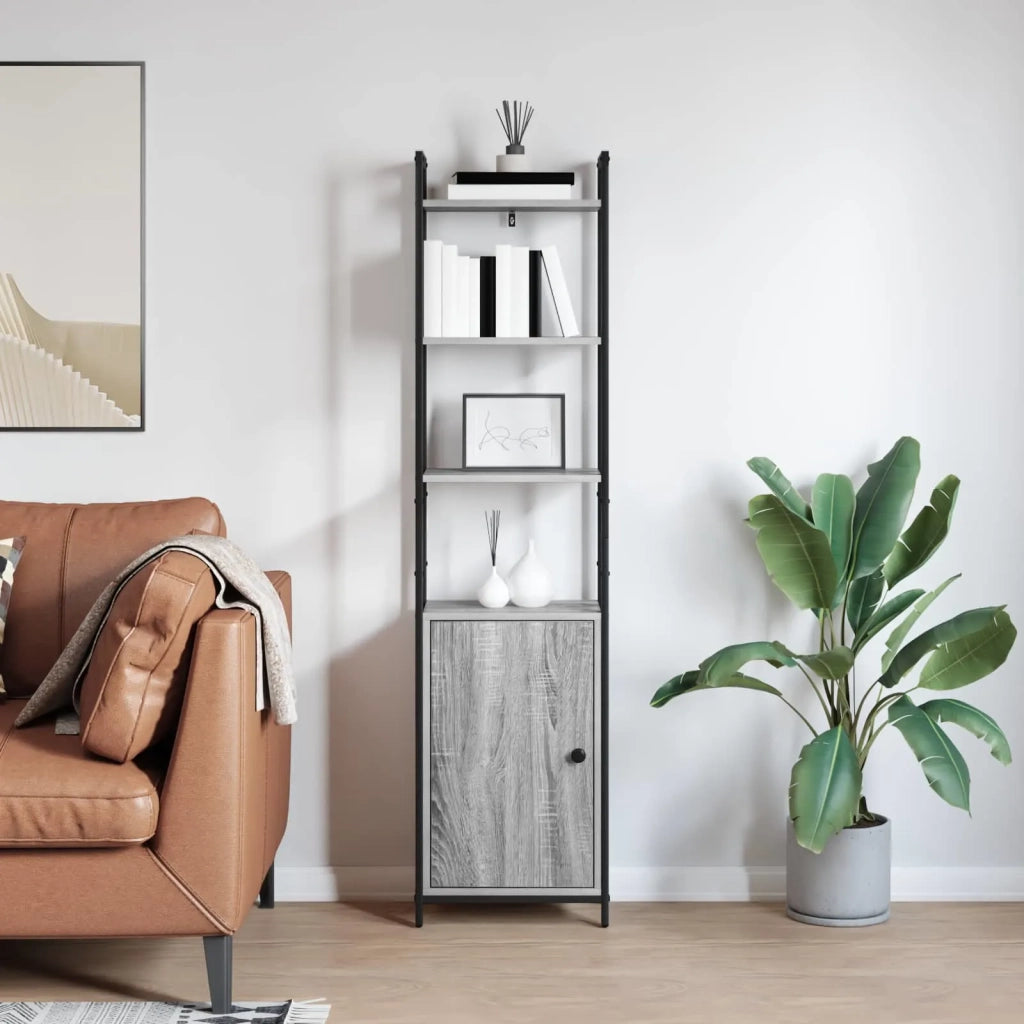 Armadio per Libri Grigio Sonoma 40 x 24 x 161 cm 883853