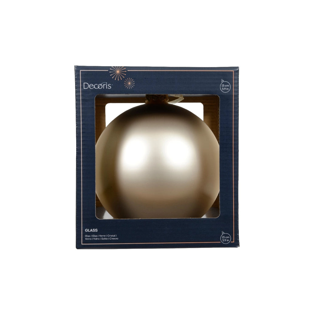 Pallina Vt opaco perla d15cm