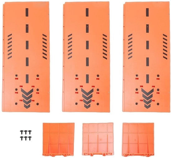 Pista di Salto per RC Auto in ABS di Alta Qualità - Disegno Ripiegabile -Compatibilità Multifunzionale - Incluso 3 Componenti - Marchio di Sicurezza - Rampino di Salto