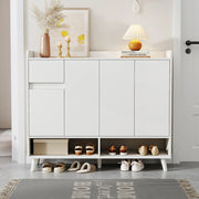 Buffet scarpe - Xylo - 4porte+1cassetto 120x35x99cm bianco