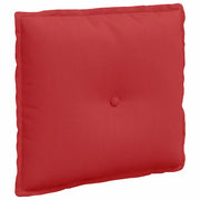 Cuscino per Schiena | Cuscino dorsale Rosso 50 x 19 x 45 cm Tessuto