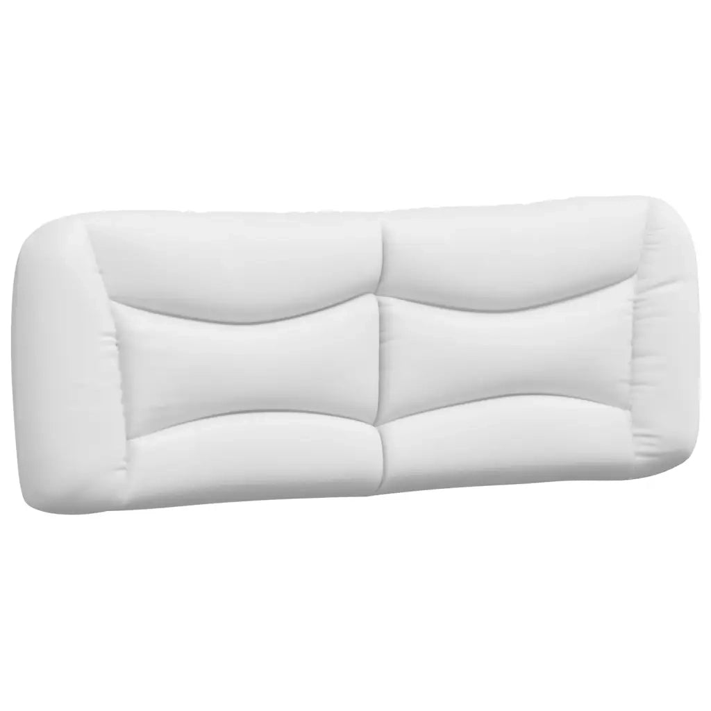 Cuscino Testiera Hvar Bianco 120 cm in Similpelle 374569