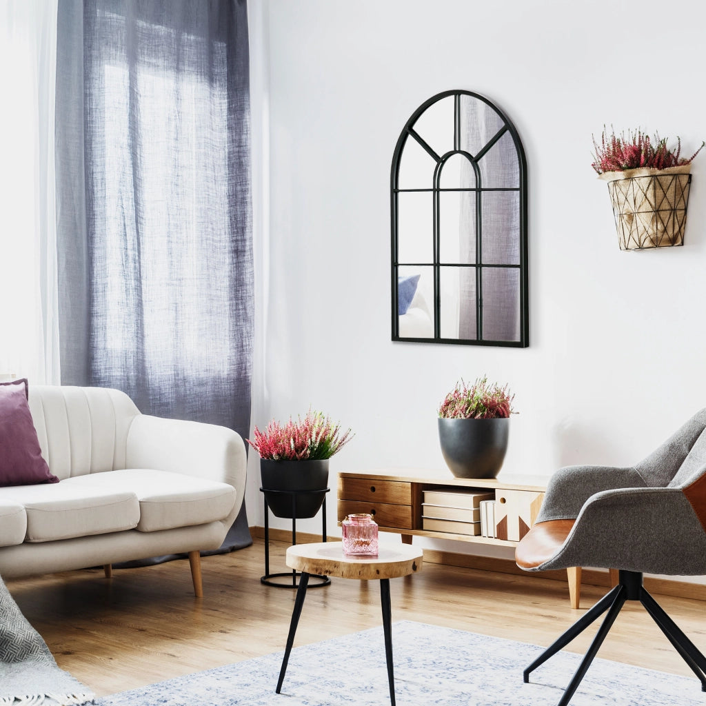 Specchio da Parete Decorativo Moderno ¨C Minimal ¨C Nero 50x70cm