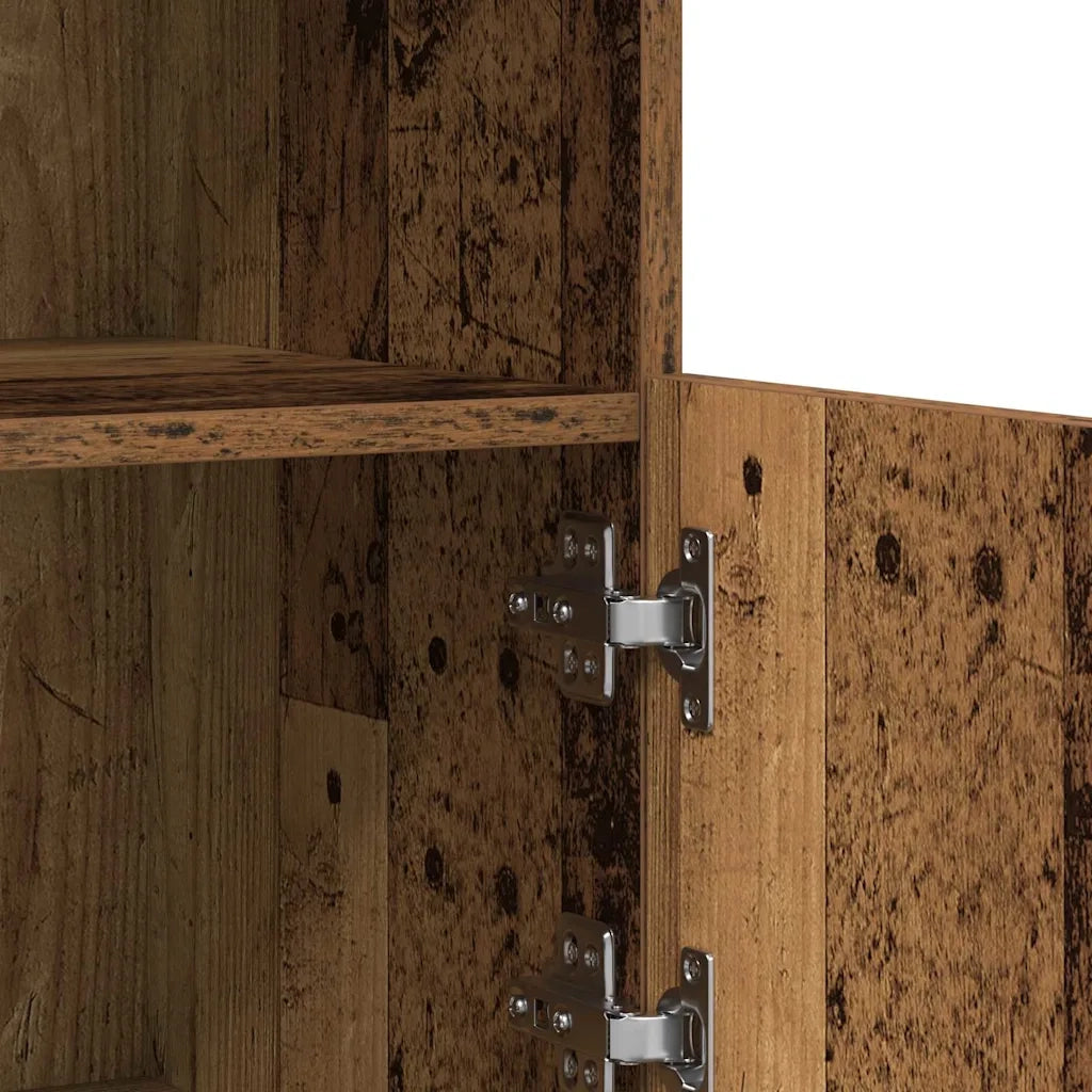Madia LED Marrone 81 x 37 x 66,5 cm Legno multistrato 863030
