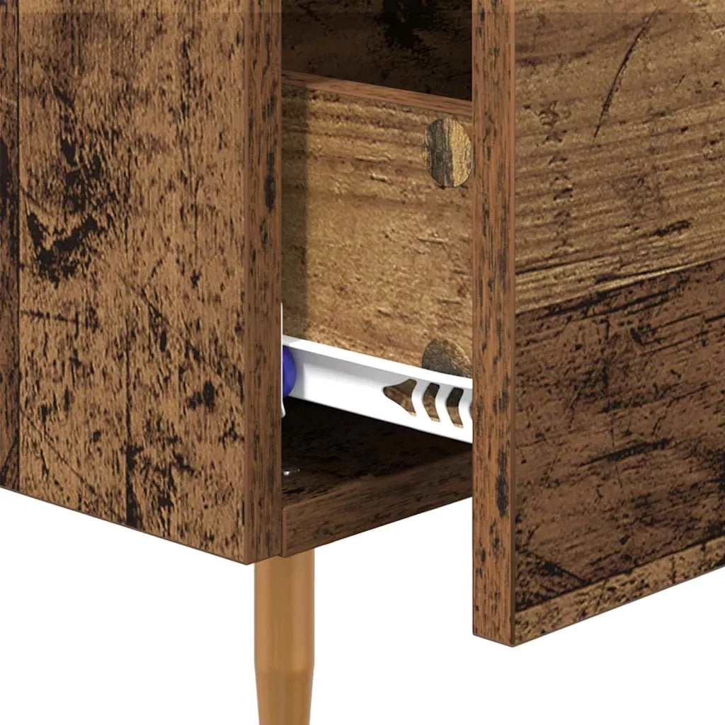 Comodino Marrone 40 x 35 x 47,5 cm Legno multistrato 882076