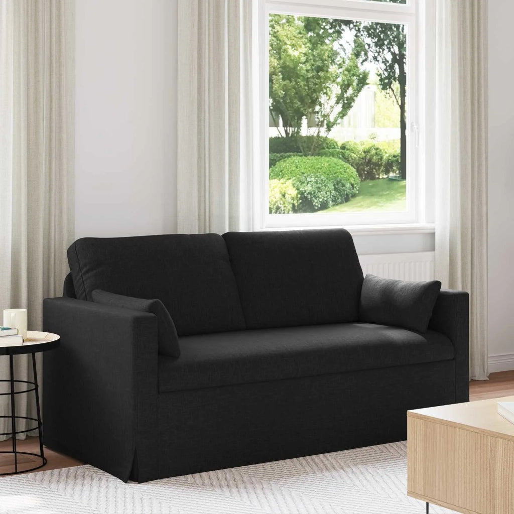 Divano Nero 158 x 78 x 80 cm Tessuto 42024364
