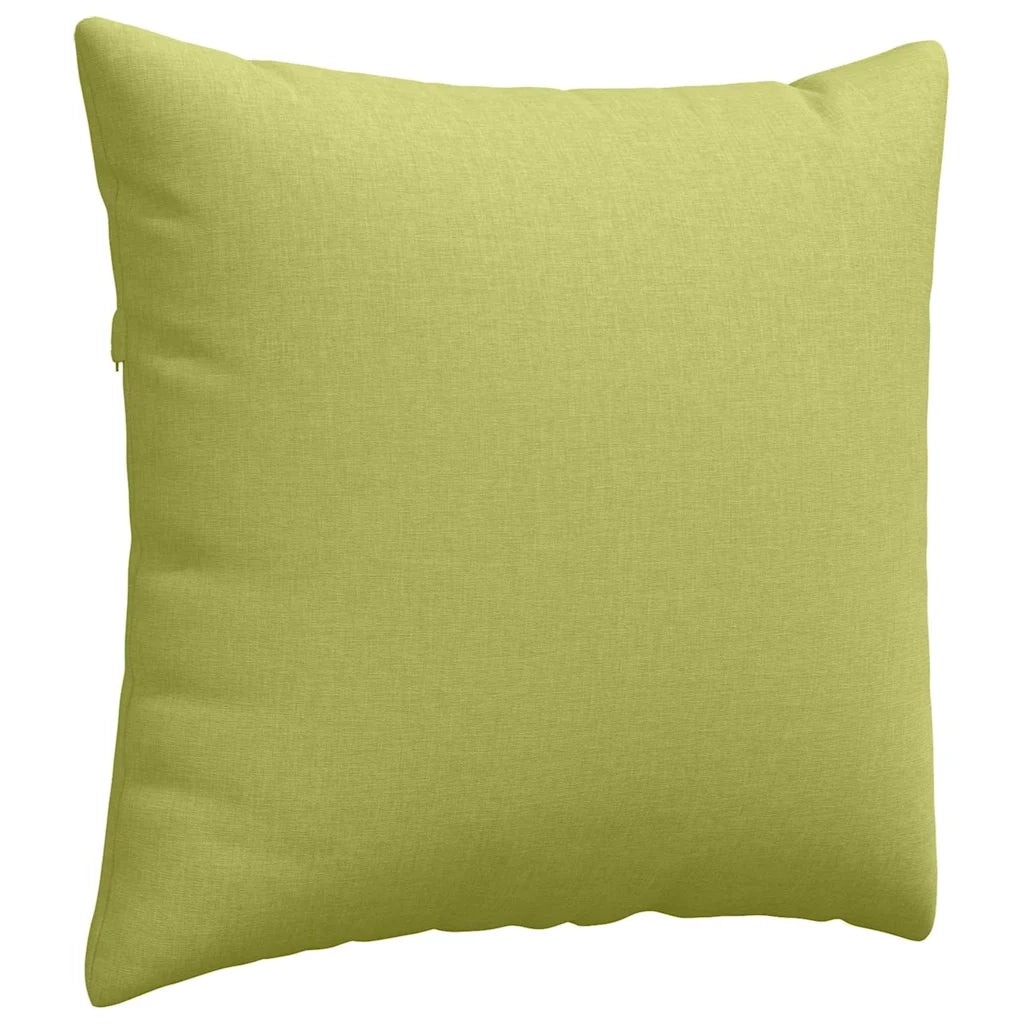 Cuscini da Divano 2 pz | Cuscini per sedie Verde chiaro 45 x 45 cm Tessuto