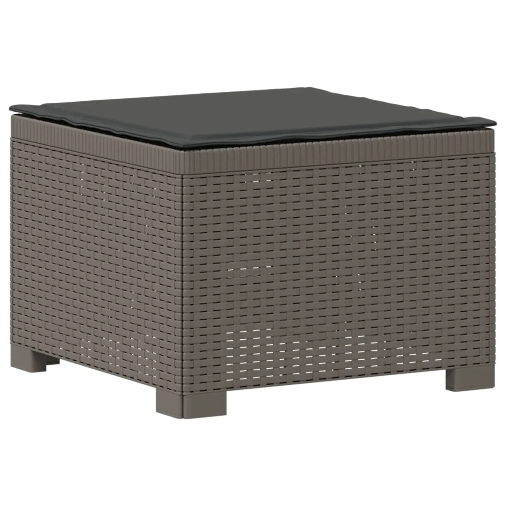 Divano da esterno-Divano da Giardino 3 posti con cuscini in look rattan PP 765320