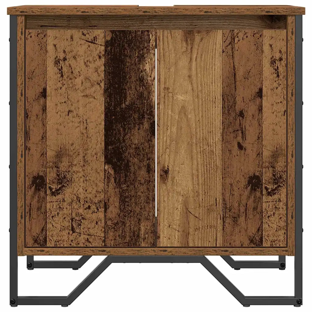 Armadio per Lavabo da Bagno Legno vecchio 60 x 35 x 60 cm 869177