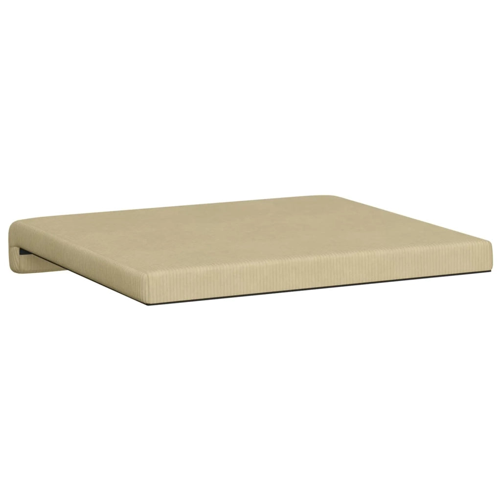 Cuscino per panchina 2 pcs corduroy Grigio Verde 42043062