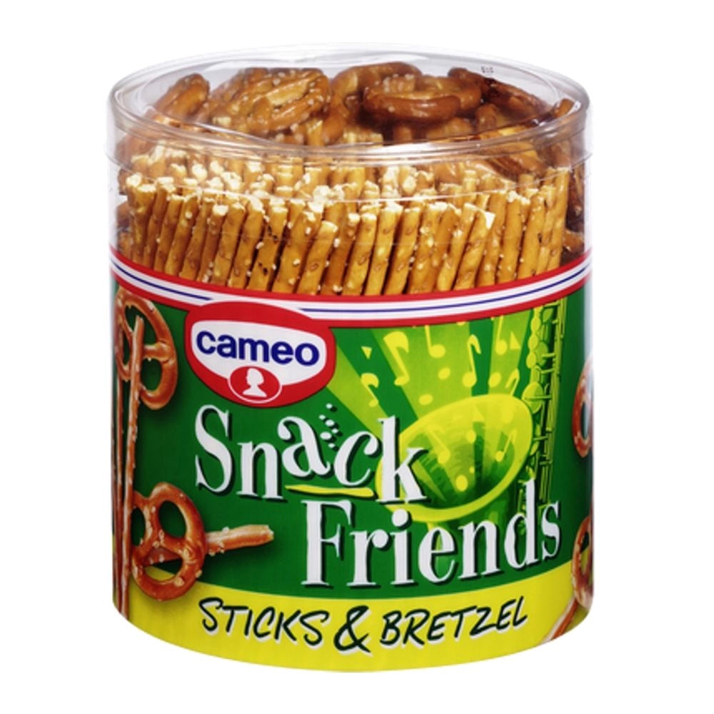 Cameo sticks & bretzel per snack e aperitivi barattolo da 300 grammi