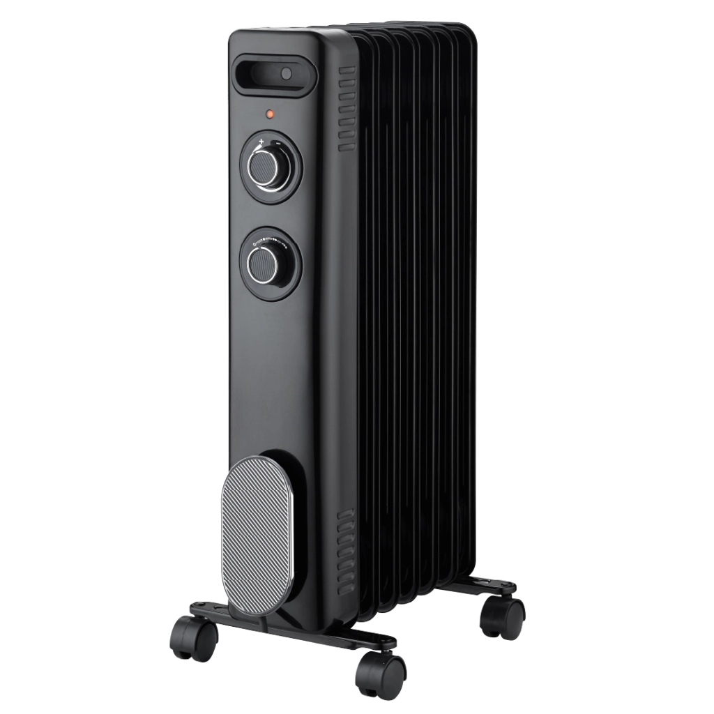 Radiatore portatile a olio nero Thomson CALISTA 2000W