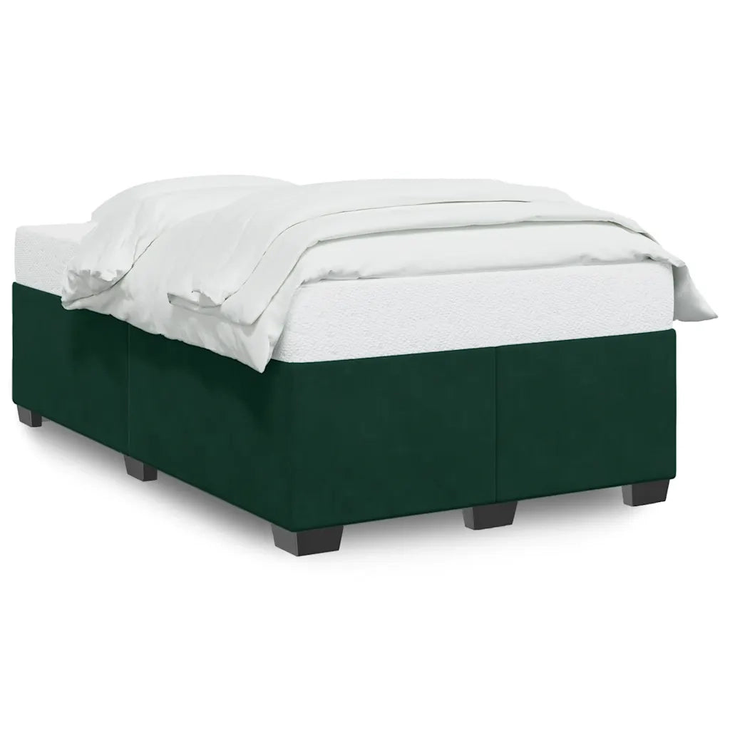Giroletto senza Materasso Verde Scuro 120x190 cm Velluto 3284622