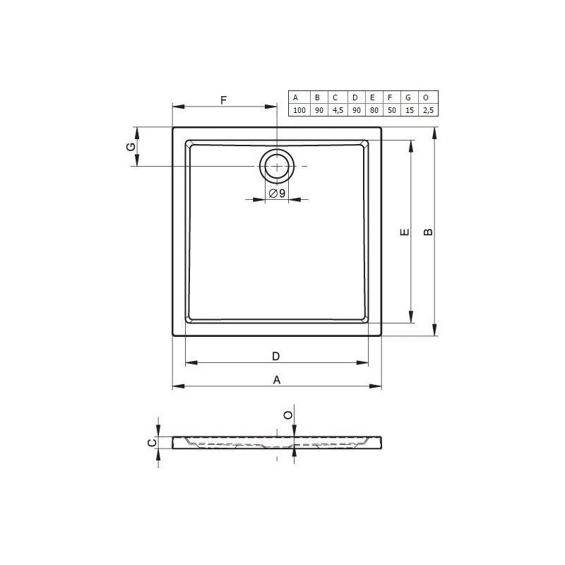 Scopino da parete YUKON in vetro e ottone cromato 40 cm